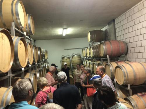 Sortie annuelle - région Constance-Thurgovie : visite du Domaine viticole Burkhart, à Weinfelden. 