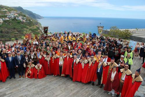 Grand Chapitre de la Confrérie œnogastronomique de Madère, à Funchal (P).