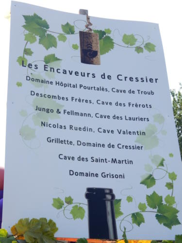 Fête du vin à Cressier.