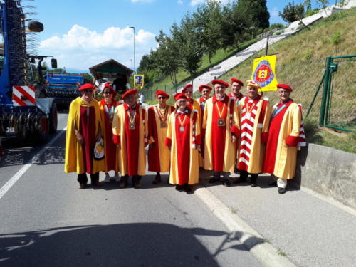 Fête du blé et du pain à Echallens: Claude Duvoisin, Sandra Berger, Edgar Weise, Patrick Berger, Christiane Chevalley, Josiane Duvoisin, Danielle et Alfred Zehr, Bernard Chevalley, Michel Tardin et Jean-François Kunzi.