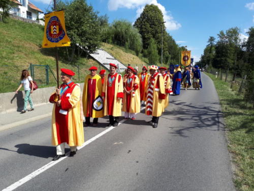 Cortège de la Fête du blé et du pain à Echallens.