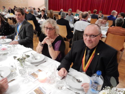 Frairie d'automne à St-Aubin: Bernard Chevalley, Carine Dänzer et Roger Muhlethaler.