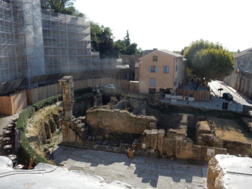 Sortie dans les Côtes-du-Rhône: théâtre antique d'Orange.