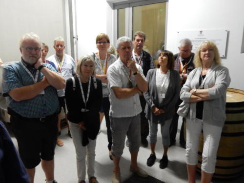 Sortie dans les Côtes-du-Rhône: visite de la cave de Tain-l'Hermitage.