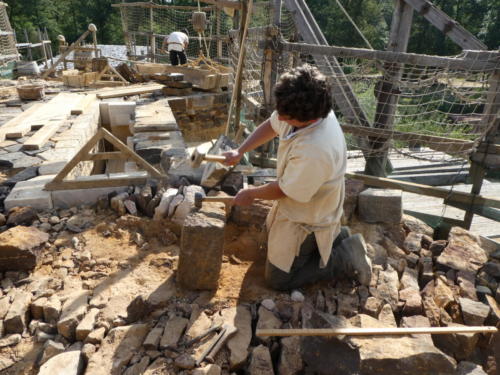 Sortie dans l'Auxerrois: Visite du chantier médiéval de Guédelon.