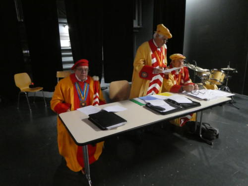 Assemblée générale à Cornaux: Jean Panes, Michel Tardin et Thierry Lardon. 